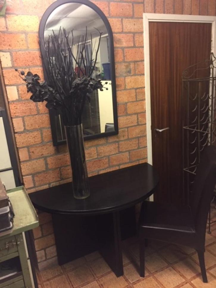 side table met spiegel, Huis en Inrichting, Tafels | Sidetables, Gebruikt, 25 tot 50 cm, 50 tot 100 cm, Rechthoekig, Ophalen