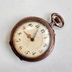 Kleine antieke zakhorloge in 800 zilver, Sieraden, Tassen en Uiterlijk, Antieke sieraden, Ophalen of Verzenden, Zilver, Overige typen