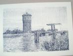 Frans Room (1939) Watertoren Assendelft - ets - nr. 100/100, Verzenden
