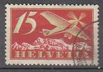 E052 Zwitserland 1923 gestempeld 179 luchtpost, Ophalen of Verzenden, Gestempeld