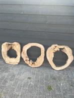 Boomstamschijf voor Epoxy projekt, Tuin en Terras, Bloembakken en Plantenbakken, Ophalen, Minder dan 30 cm, Minder dan 60 cm, Rond