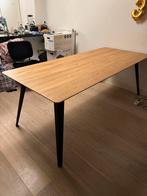 Eikenhouten tafel - 210x90x76 cm, Ophalen, Gebruikt, Eikenhout, 200 cm of meer