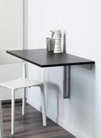 IKEA Bjursta Klaptafel - zwart, Ophalen, Minder dan 50 cm, Gebruikt, 50 tot 100 cm