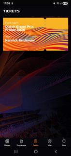 F1 a.s. vrijdag. GENERAL ADMISSION 1, Tickets en Kaartjes, Eén persoon, Juli
