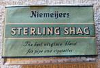 Doos Sterling Shag Niemeijer's 50 gram tabak ongeopend, Ophalen of Verzenden, Zo goed als nieuw, Tabaksdoos of Verpakking