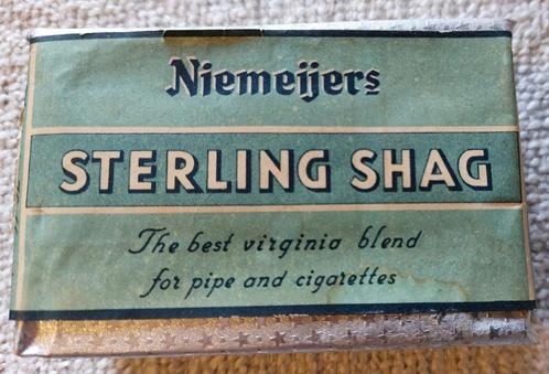Doos Sterling Shag Niemeijer's 50 gram tabak ongeopend, Verzamelen, Rookartikelen, Aanstekers en Luciferdoosjes, Zo goed als nieuw