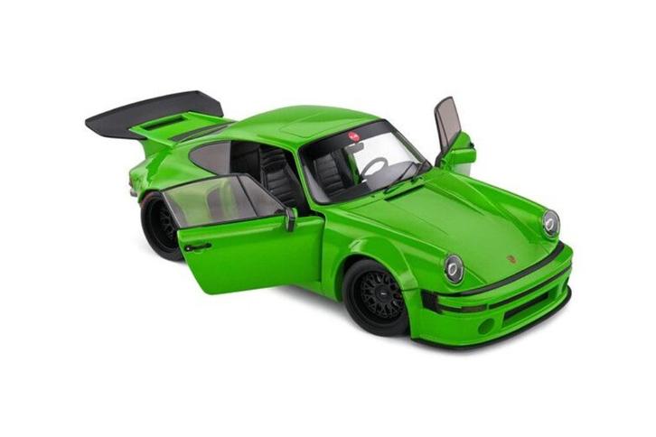 Porsche 911 (992) KS-R '22, groen, Hobby en Vrije tijd, Modelauto's | 1:18, Nieuw, Auto, Solido, Ophalen of Verzenden