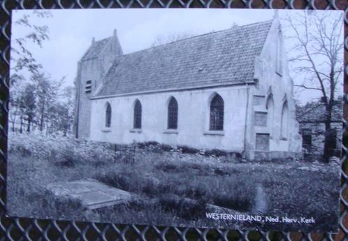ansichtkaart kerken Nederland nr. 3 - Westernieland, Verzamelen, Ansichtkaarten | Nederland, Ongelopen, Groningen, Ophalen of Verzenden