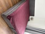 Boxspring 160x200, Ophalen, Tweepersoons, Zo goed als nieuw, Modern antraciet leatherlook