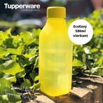Tupperware Ecofles 500ml vierkant, Huis en Inrichting, Keuken | Tupperware, Ophalen of Verzenden, Nieuw, Geel