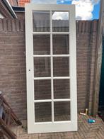 Binnendeur met glas, Ophalen, 80 tot 100 cm, Binnendeur, 200 tot 215 cm