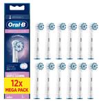 12X ORAL-B PRO SENSITIVE CLEAN OPZETBORSTELS 100% ORIGINEEL, Ophalen of Verzenden, Nieuw, Opzetborstel