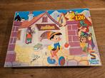 Vintage Schmidt Disney Puzzel Pinokio - 126 stukjes, Ophalen of Verzenden, Minder dan 500 stukjes, Zo goed als nieuw, Legpuzzel
