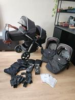 Tweelingwagen/duowagen Silverwave met heel veel toebehoren, Kinderen en Baby's, Kinderwagens en Combinaties, Ophalen, Zo goed als nieuw