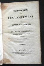 Instruction sur les campemens 1830 Guiguer de Prangins, Antiek en Kunst, Antiek | Boeken en Bijbels, Ophalen of Verzenden