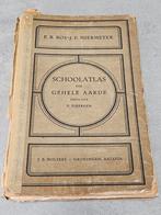 Bos Niermeyer Schoolatlas der gehele aarde 36e druk 1939, Boeken, Atlassen en Landkaarten, Wereld, Ophalen of Verzenden, Zo goed als nieuw