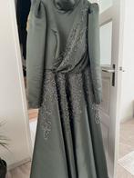 Satijnen Gala Jurk, Ophalen of Verzenden, Nieuw, Maat 38/40 (M), Groen