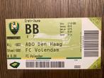 TICKET ADO DEN HAAG-VOLENDAM 08-09, Ophalen of Verzenden, Zo goed als nieuw, Overige binnenlandse clubs, Overige typen