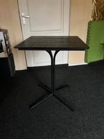 terrastafel gratis, Tuin en Terras, Ophalen, Zo goed als nieuw, Rechthoekig, Rvs