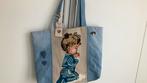 tas “biddend jochie” (uniek kerst cadeau), Sieraden, Tassen en Uiterlijk, Tassen | Damestassen, Ophalen of Verzenden, Nieuw, Blauw