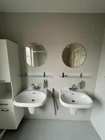 Wasbakken met kraan 61 cm breed - 47 cm diep, Ophalen, Gebruikt, Overige typen, 50 tot 100 cm