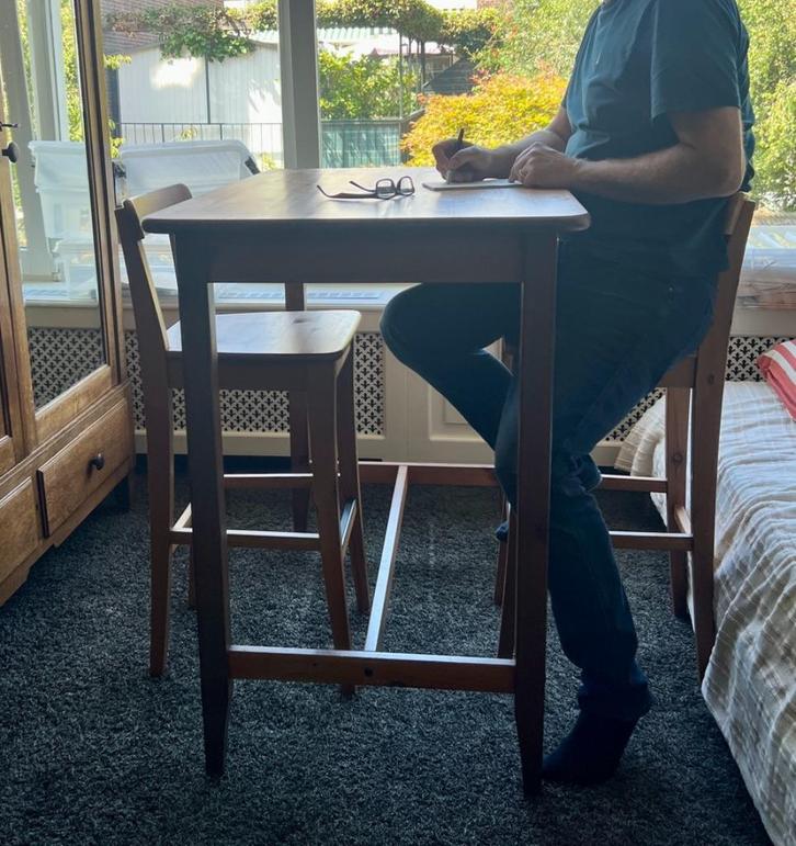 Statafel / bar tafel, Huis en Inrichting, Tafels | Statafels, Gebruikt, Ophalen
