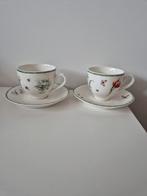 2 Kop en Schotel van JBS, Gebruikt, Ophalen of Verzenden, Overige stijlen, Kop(pen) en/of Schotel(s)