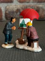 Lemax Painting A Winter Scene 12497, Diversen, Kerst, Ophalen of Verzenden, Zo goed als nieuw