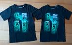 2x T-shirt Mojang Minecraft mt 146/152, Ophalen of Verzenden, Gebruikt, Kleding