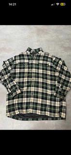 LL bean outdoor overhemd gevoerd xxl, Verzenden, Zo goed als nieuw, Blauw, Overige halswijdtes