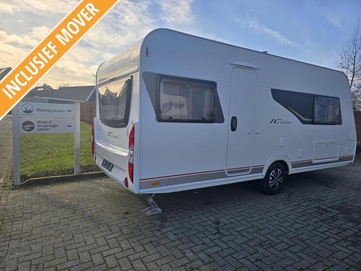 Bürstner Premio IC-line 460 TS met mover, Caravans en Kamperen, Caravans, Bedrijf, tot en met 4, 1000 - 1250 kg, Rondzit, Bürstner