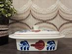 Vintage Boch Boerenbont Botervloot antiek servies, Ophalen of Verzenden