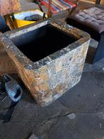 Grote plantenbak met natuurstenen afwerking, Tuin en Terras, Ophalen of Verzenden, 60 cm of meer