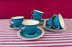 Arabia Harlekin vintage turquoise, Antiek en Kunst, Antiek | Servies compleet, Ophalen of Verzenden
