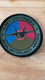 F35 - lighting 2 volkel airbase, Verzamelen, Ophalen of Verzenden, Landmacht, Nederland, Embleem of Badge