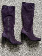 Paarse suede laarzen nieuw 37, Hoge laarzen, Overige kleuren, Johann, Nieuw