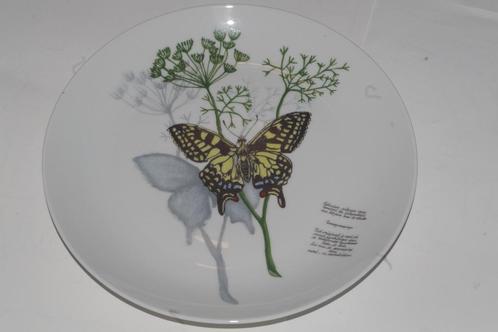 3 wandborden met vlinders op takken of bloem, Antiek en Kunst, Kunst | Overige Kunst, Ophalen