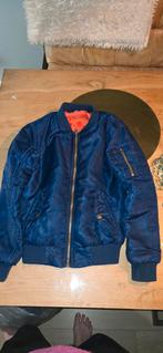 Blauwe bomberjack maat 134, Ophalen of Verzenden, Jongen, Jas