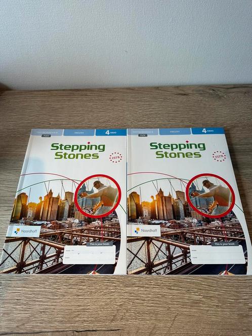 Stepping Stones 4 HAVO - Text/Workbook A & B (Flex), Boeken, Schoolboeken, Zo goed als nieuw, Engels, HAVO, Verzenden
