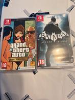 GTA Trilogy & Batman Arkham Switch, Spelcomputers en Games, Games | Nintendo Switch, Avontuur en Actie, Vanaf 18 jaar, 1 speler