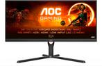 AOC 144hz  UWQHD 34 inch Gaming Monitor, Computers en Software, Monitoren, 101 t/m 150 Hz, In hoogte verstelbaar, AOC, Zo goed als nieuw