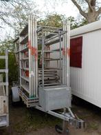 Verhuur Aluminium Rolsteiger werkhoogte 11 meter, Ophalen of Verzenden, Gebruikt, Rolsteiger of Kamersteiger, 5 meter of hoger