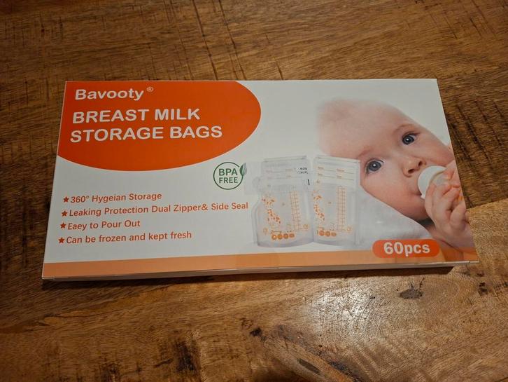 Bavooty Borstvoeding Bewaarzakjes - 80 stuks, Kinderen en Baby's, Babyvoeding en Toebehoren, Nieuw, Overige typen, Ophalen