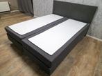 Zeer Mooi Antraciet Boxpring Bed, Info@banxtel.nl, 3194DC, Verzenden, Tweepersoons