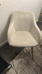 Velvet Beige eetkamerstoel 3 stuks, Huis en Inrichting, Stoelen, Overige materialen, Overige kleuren, Drie, Ophalen of Verzenden