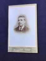 CDV, Jongeman, Fred de Raad, Dordrecht, Carte de Visite, Verzamelen, Ophalen of Verzenden, Voor 1940, Gebruikt, Foto