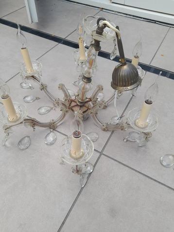 vintage kroonluchter beschikbaar voor biedingen