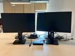 Thuiswerk set 2 monitoren met dockingstation, Computers en Software, Monitoren, Ingebouwde speakers, Gebruikt, Ophalen of Verzenden