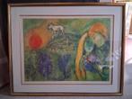 Zeefdruk van Marc Chagall (1887-1985)., Antiek en Kunst, Ophalen
