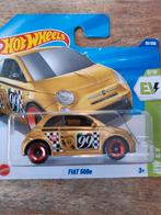 Hotwheels Fiat 500e, Ophalen of Verzenden, Nieuw, Auto